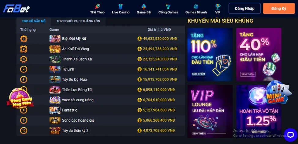 Khuyến mãi Hấp dẫn và Chương trình VIP độc quyền tại 188BET Casino